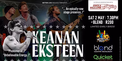 KEANAN EKSTEEN live at Blend