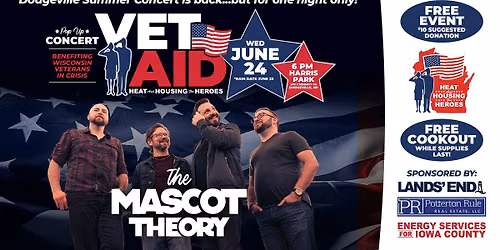 Pop Up VET AID Concert featuring The Mascot Theory