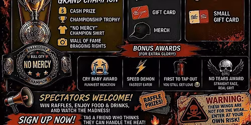 Bull City No Mercy Wing Challenge