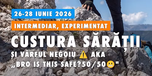 Tur\u0103 pe v\u00e2rful Negoiu prin Custura S\u0103r\u0103\u021bii \u26a0\ufe0f aka \u201cBro, is this safe? 50\/50 \ud83d\ude2c\u201d