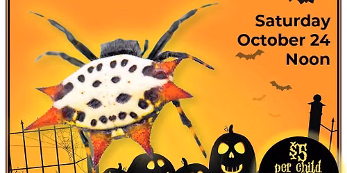Funtober Brings: Spiny Orb Weaver Haunts and Things\u2014 PREREGISTRATION REQUIRED