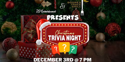 Christmas Trivia Night @ Boone's Trace Grill