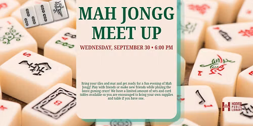 Mah Jongg Meetup  