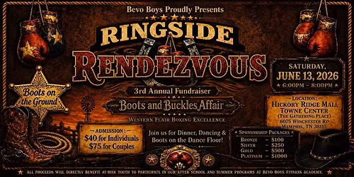 Ringside Rendezvous- Boots and Buckles Affair
