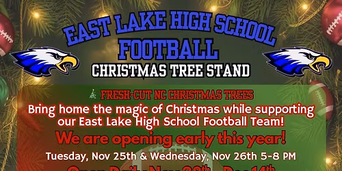 ELHS Football Christmas Tree Stand