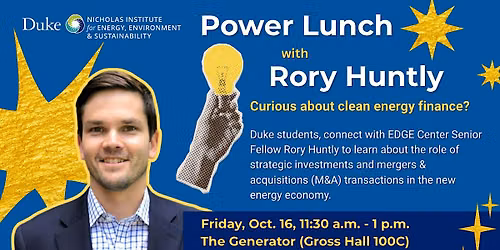 Power Lunch with Rory Huntly