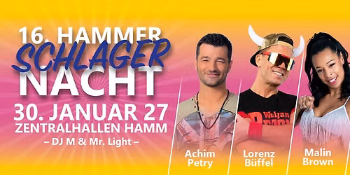 16. Hammer Schlagernacht 2027 — Ökonomierat-Peitzmeier- Platz 2-4 , 59063 Hamm, Germany