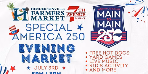 Special America 250th Evening Market
