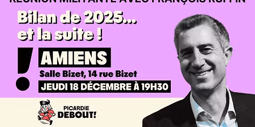 AMIENS - R\u00e9union militante