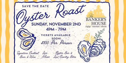 Oyster Roast at The Banker's House
