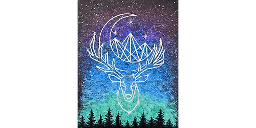 Stag of the Stars - Paint and Sip in Tyler | Classpop!\u2122