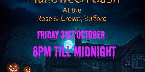 Fright Night Halloween Bash at the Rose & Crown, Bulford