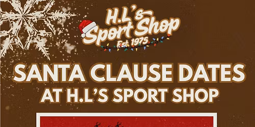 Santa Clause at H.L\u2019s Sport Shop