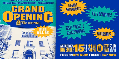 KERRY HALL GRAND OPENING | FREE & ALL AGES