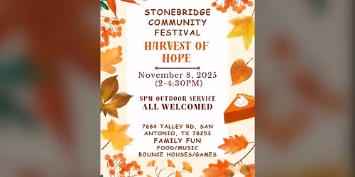 Harvest of Hope - Community Festival