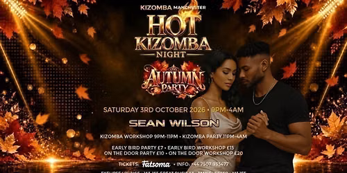 Hot Kizomba Night Autumn Party EKELIPSE Manchester | Workshop &amp; Party
