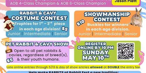 2026 Rabbit Fest Youth Rabbit Show