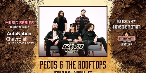 Pecos & The Rooftops @ Brewster Street Icehouse | Corpus Christi, TX