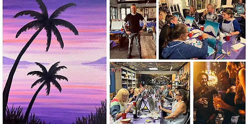 Paint & Sip Night - 'Tropical Escape' - Horsham