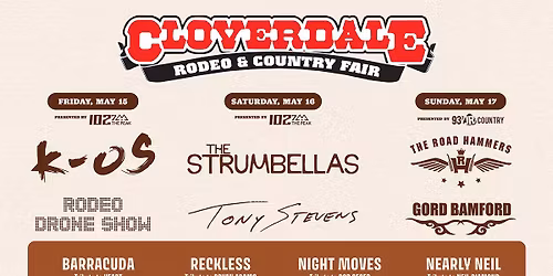 Mckai Reschke - (Hops & Vines Stage) - Cloverdale Rodeo and Country Fair 2026