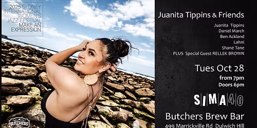 JUANITA TIPPINS + FRIENDS - LIVE AT BUTCHERS BREW BAR!
