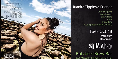 JUANITA TIPPINS + FRIENDS - LIVE AT BUTCHERS BREW BAR!