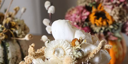 Create Your Own Dried Flower Pumpkin