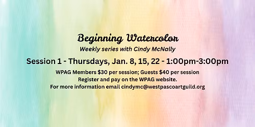 Beginning Watercolor with Cindy