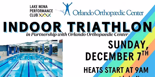 Indoor Triathlon sponsored by Orlando Orthopaedic Center and LNPC