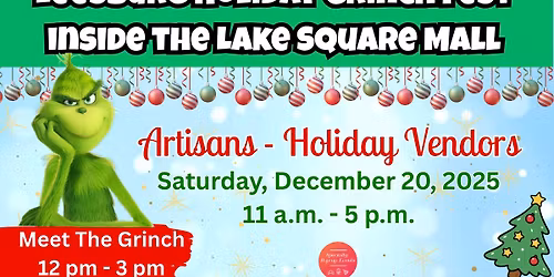 Leesburg Holiday Grinch Fest inside the Lake Square Mall