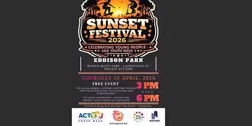 SUNSET FESTIVAL 2026 (ACT Youth Week)