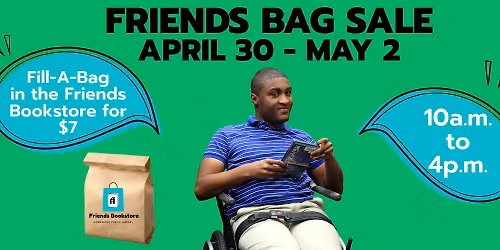 Friends Bookstore Bag Sale