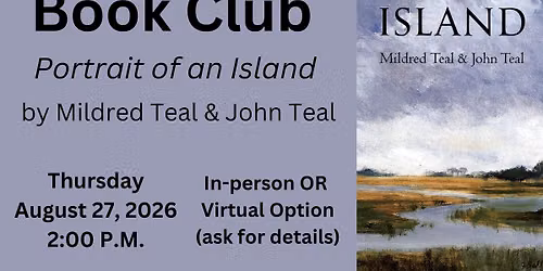 Book Club: Portrait of an Island by Mildred Teal & John Teal