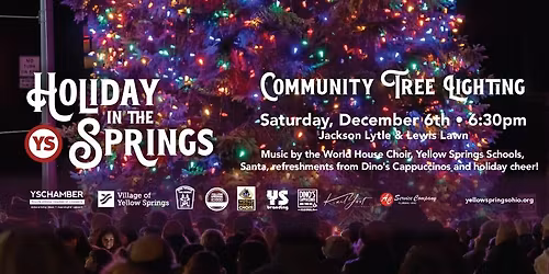 Annual Yellow Springs Community Tree Lighting
