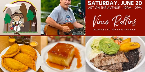 Vince Rollins at Los Arrieros for Arts on the Avenue