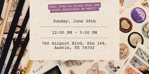 Sip & Snip | Crafting Day