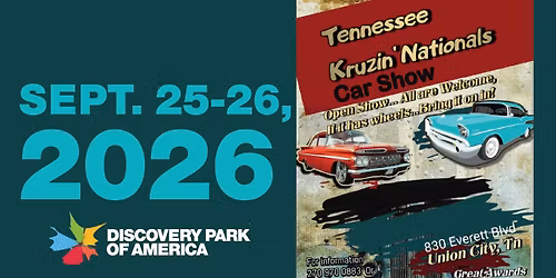 2026 \u201cTennessee Kruzin\u2019 Nationals\u201d Car Show 