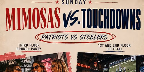 Patriots vs Steelers Brunch Watch Party at The Greatest Bar
