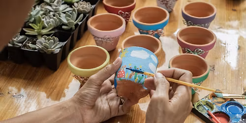 CLASS FULL! Sprinkle of Spring: Painted Pot Workshop