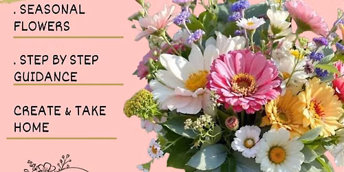 Treasured Market - Vase Arrangement Floral Class (Seasonal Flowers)