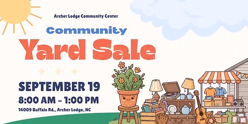 Fall Community Yard Sale