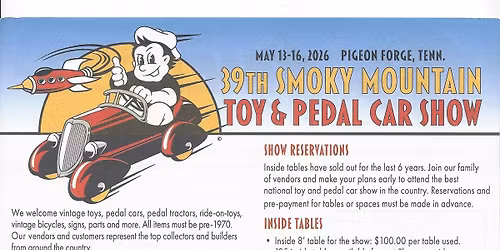 Smoky Mountain Toy and Pedalcar Show 