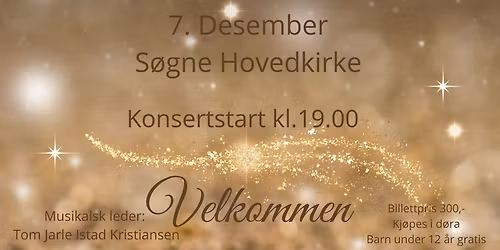 Julekonsert i S\u00f8gne Hovedkirke med Restart Mass Choir.