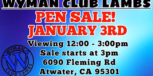show lamb pen sale