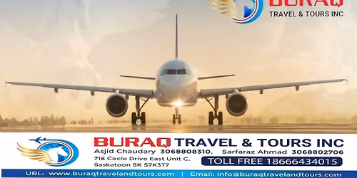 BURAQ TRAVEL OFFER 40% OFF SAUDI AIRLINE DEAL STARTING FROM 1450 CAD 
