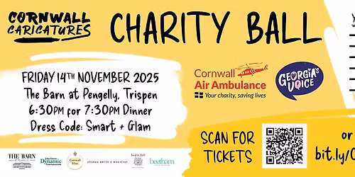 Cornwall Caricatures 10 years in Business Charity Ball