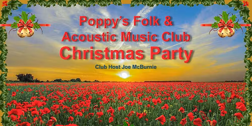 Poppy's Folk & Acoustic Club - Christmas Night