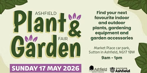 Ashfield Plant and Garden Fair 2026