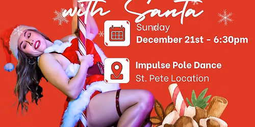 Cookies & Pics with SANTA (St Pete studio\/Members only event)