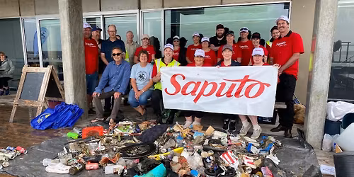 Beach Patrol Group clean up with Saputo